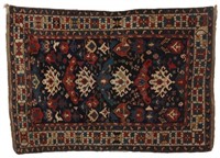 Early Hand Woven Caucasian Area Rug