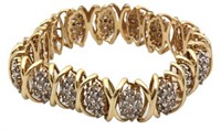 14K Gold & Diamond Jafa Bracelet