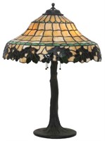 19 in. Chicago Mosaic Acorn Table Lamp