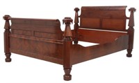 Mahogany Empire Queen Size Sleight Bed