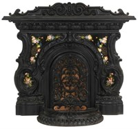 Rococo Cast Iron Fireplace Mantle