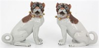 Pr. Carl Thieme Dresden Porcelain Dogs