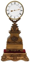 Attr: Robert Houdin Glass Dial Mystery Clock