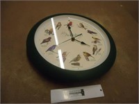 Audubon Birds Wall Clock