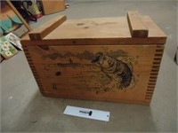 Wood Crate & 2 Sharpening Stones