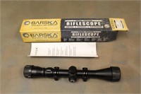 BARSKA 3-9X40 SCOPE WITH RINGS INCLUDES COVERS AND
