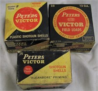 Vintage Peters Ammo W/ Boxes