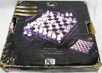 Glass Chess/ Checkers Board
