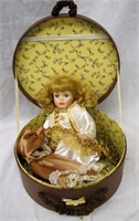 Vintage Toy Doll W/ Case
