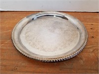 A5- 12" SILVER PLATED SERVING PLATTER