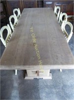 Wonderful Rustic Oak Farmhouse Table