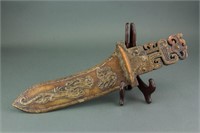 Shang or Zhou Dynasty Archaic Jade Dagger