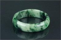 Chinese Green Hardstone Bangle
