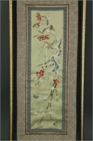 Chinese Embroidery Panel with Frame