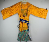 Chinese Imperial Style Yellow Dragon Robe