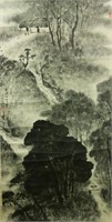 Yang Shanshen1913-2004 Watercolour on Paper Scroll