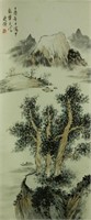 Qian Shoutie 1897-1967 Watercolour on Paper Scroll