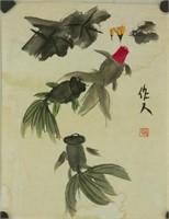 Wu Zuoren 1908-1997 Watercolour On Paper