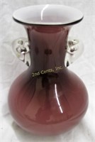 Purple Glass Vase ( Height 9.5")