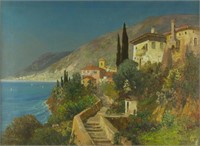 Alois Arnegger Oil On Canvas Austria 1879-1967