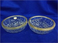 Superb (Val Saint Lambert) Crystal Serving Bowls