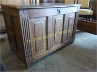 Primitive Oak Coffer