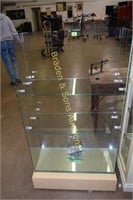 PORTABLE GLASS 56" X 31" DISPLAY CASE