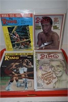 GROUP OF 10 BOXING MAGAZINES