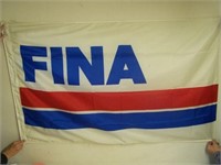 FINA FLAG - 56" X 34"- GOOD CONDITION