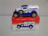 1929 FINA MODEL A DIE CAST TANKER BANK- KEY/BOX-