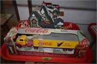 DIE CAST COKE 1950'S CAB AND TRAILER BANK