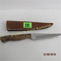 CUSTOM MADE FIXED BLADE KNIFE WITH 6" BLADE,