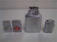 LOT OF 4 ADVERTISING LIGHTERS - 1. SX ESSEX