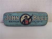 THE JOHN BULL REPAIR OUTFIT EMBOSSED TOP TIN BOX