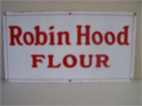 ROBIN HOOD FLOUR SSP SIGN -  SHOWS EDGE WEAR -