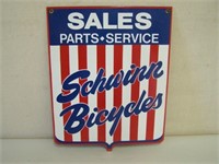 SCHWINN BICYCLES SALES & PARTS SSP SIGN -  12" X