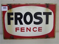 FROST FENCE SSP SIGN - 9" X 6"- EDGE WEAR