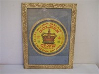 ORNATE FRAMED DAISY MILLS GOLDEN CROWN FLOUR