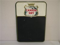 1971 CANADA DRY  EMBOSSED TIN SELF-FRAMED