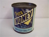 PURE HONEY 4 LB. 8 OZS TIN CAN WITH  LID -