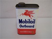 MOBILOIL OUTBOARD OIL U.S. QT. CAN  - ORIGINAL