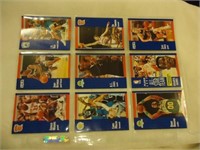 9 Collector Basketball Cards in Sleeve