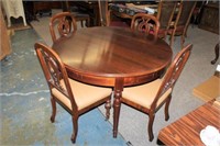5pc Round Table w/ 4 Chairs