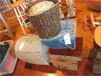 Assorted old baskets