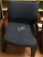 Navy Cloth Guest Chairs