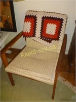 Arm Chair & Afghan