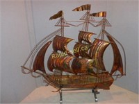 Metal Sailing Ship