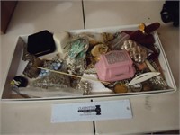 Tray FULL of Jewelry & More
