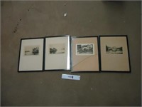 Set of 4 Original Sketches