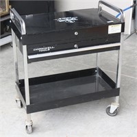 CORNWELL TOOLS Rolling Black Tool Cart-Locking Top